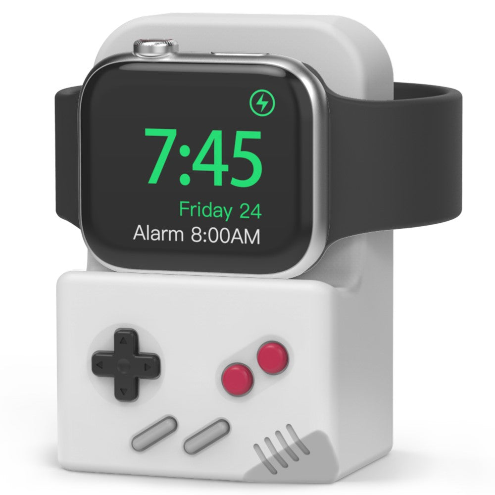 Silikone Holder passer til Apple Smartwatch - Sรธlv#serie_2