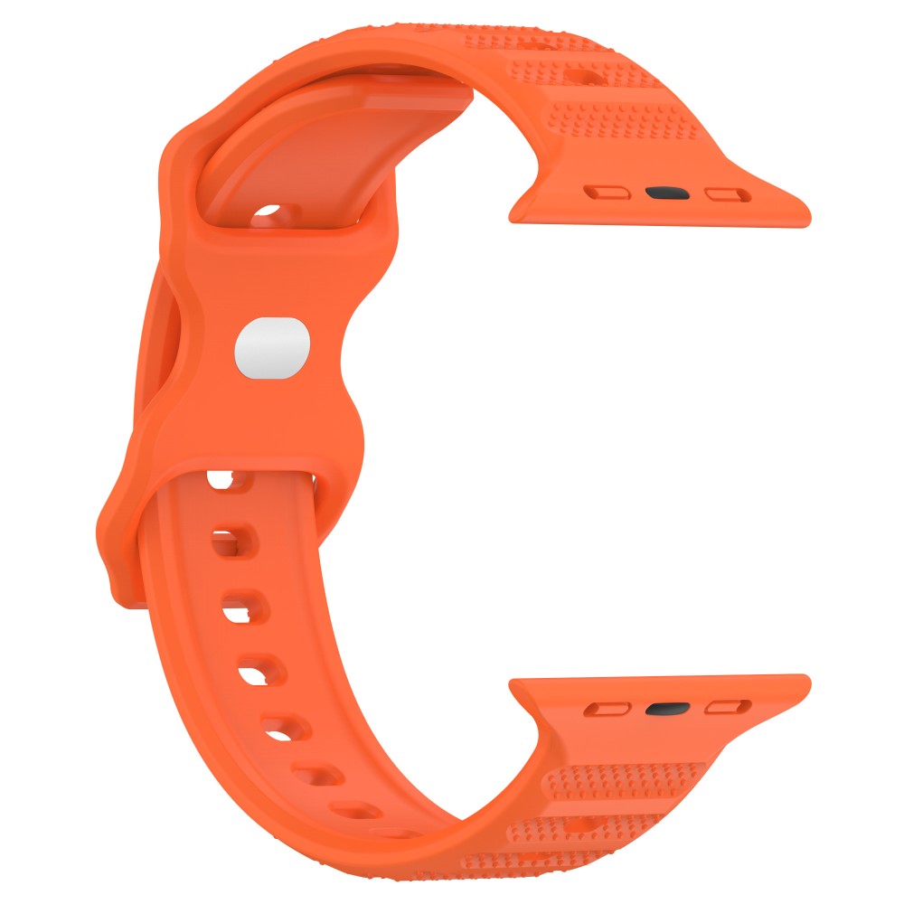 Vildt Fed Silikone Universal Rem passer til Apple Smartwatch - Orange#serie_2