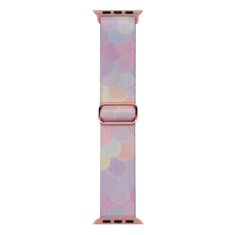 Mega Kønt Metal Og Nylon Universal Rem passer til Apple Smartwatch - Pink#serie_5