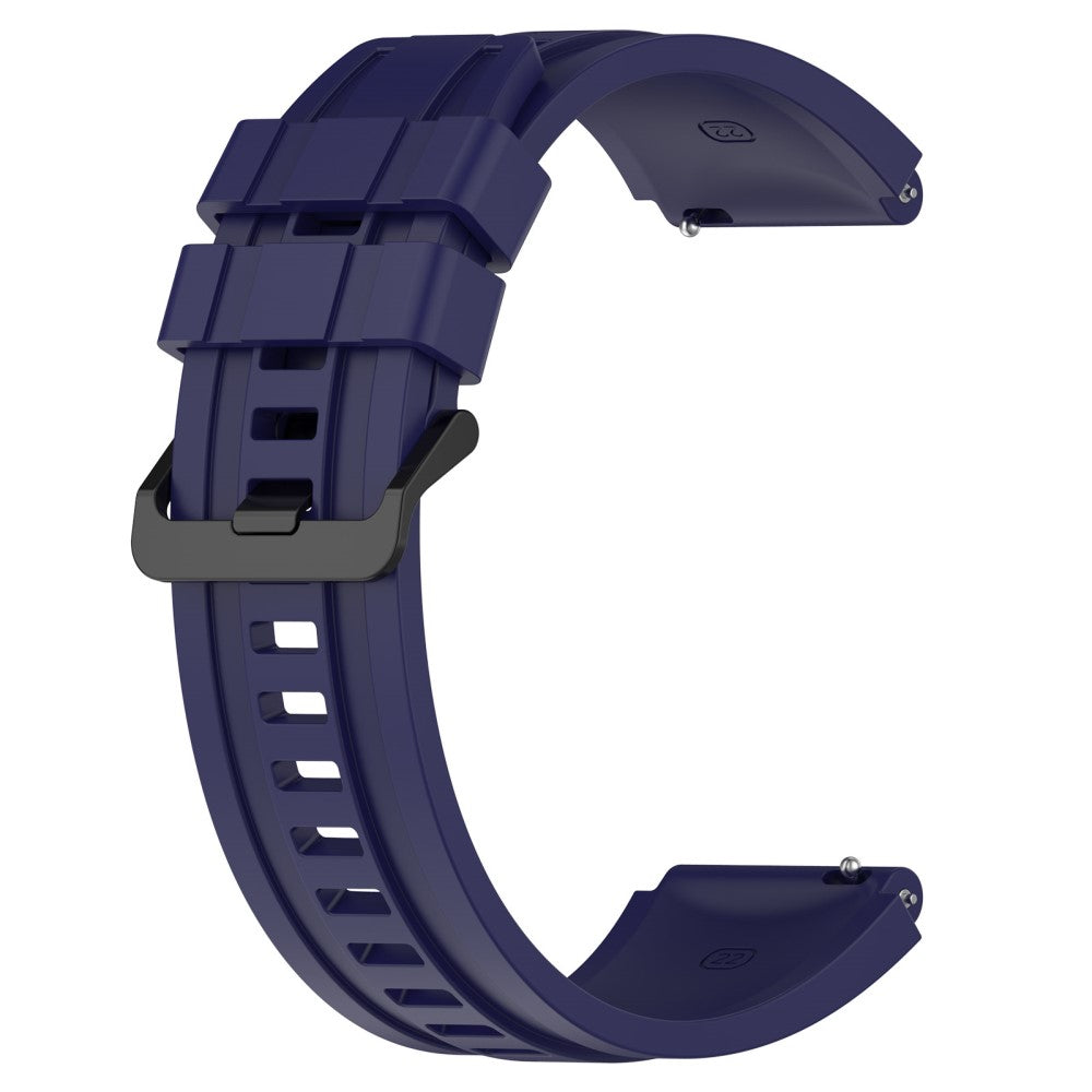 Superflot Metal Og Silikone Universal Rem passer til Smartwatch - Blå#serie_2