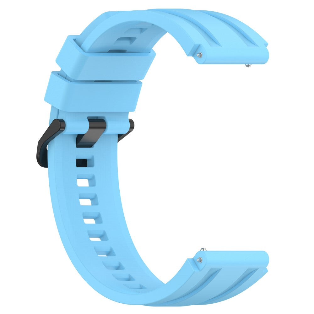 Superflot Metal Og Silikone Universal Rem passer til Smartwatch - Blå#serie_3