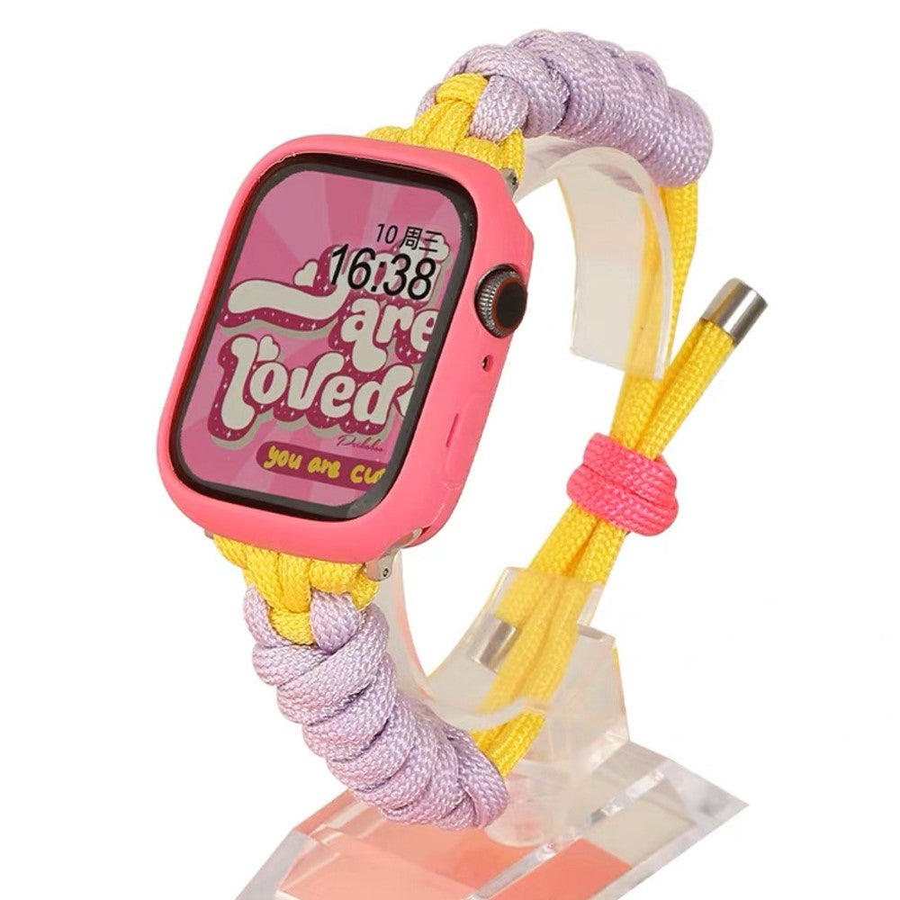 Super Pรฆnt Metal Og Nylon Universal Rem passer til Apple Smartwatch - Flerfarvet#serie_1