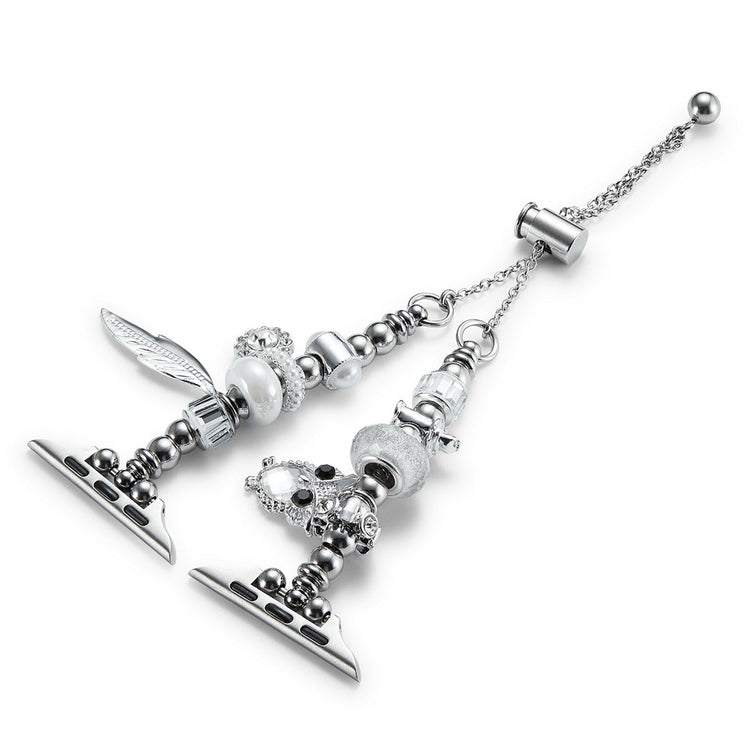 Helt Vildt Cool Metal Universal Rem passer til Apple Smartwatch - Sølv#serie_5