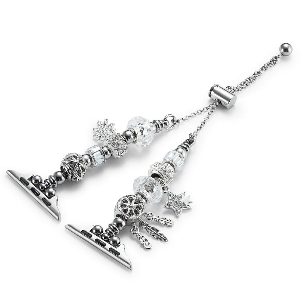 Vildt Skøn Metal Universal Rem passer til Apple Smartwatch - Sølv#serie_3