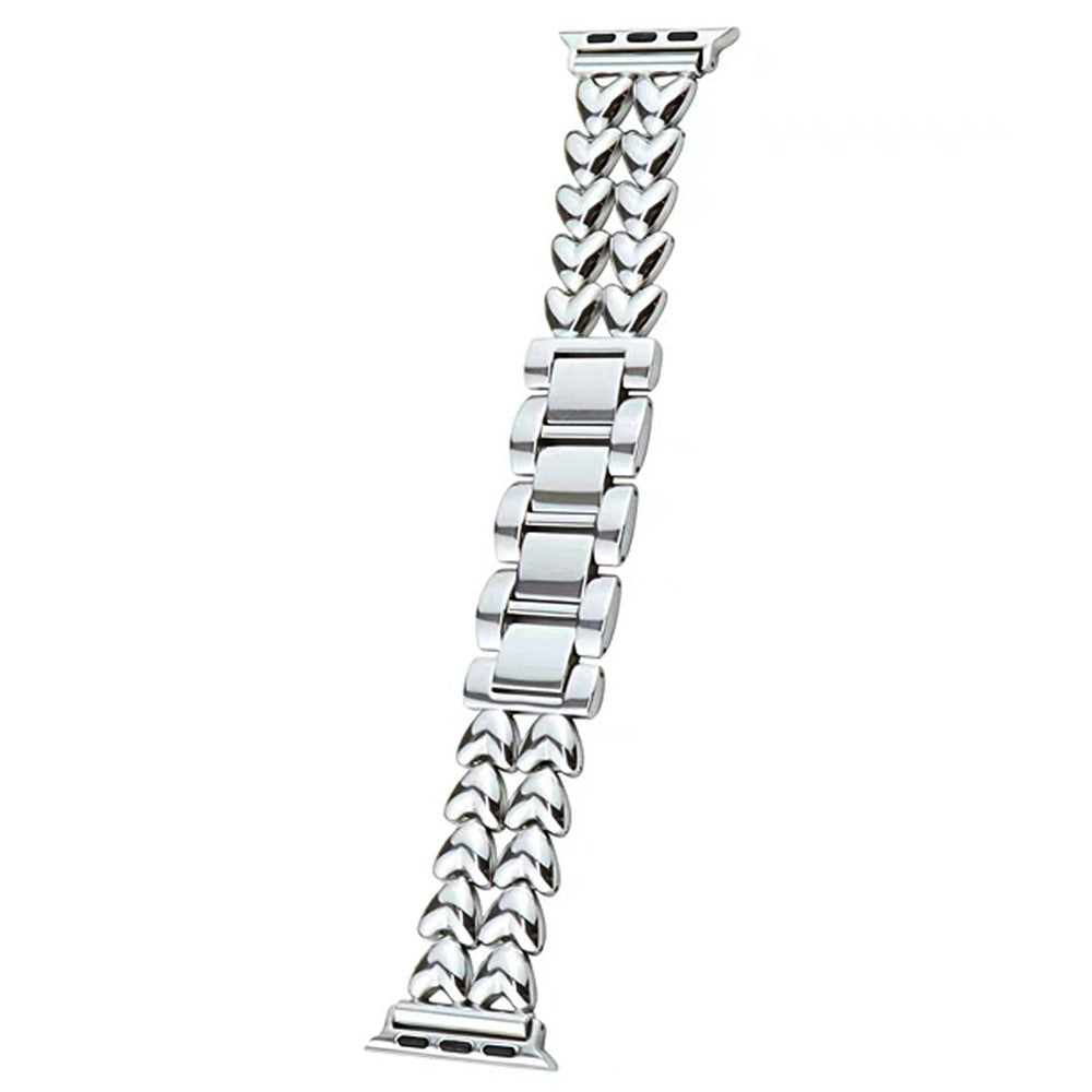 Solid Metal Universal Rem passer til Apple Smartwatch - Sølv#serie_5