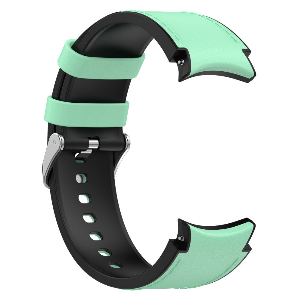 Smuk Metal Og Silikone Universal Rem passer til Samsung Smartwatch - Grøn#serie_7