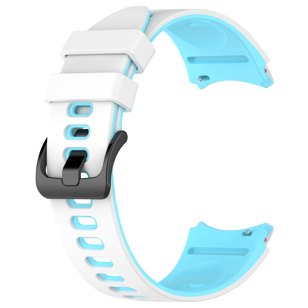 Klassisk Metal Og Silikone Universal Rem passer til Samsung Smartwatch - Blå#serie_3