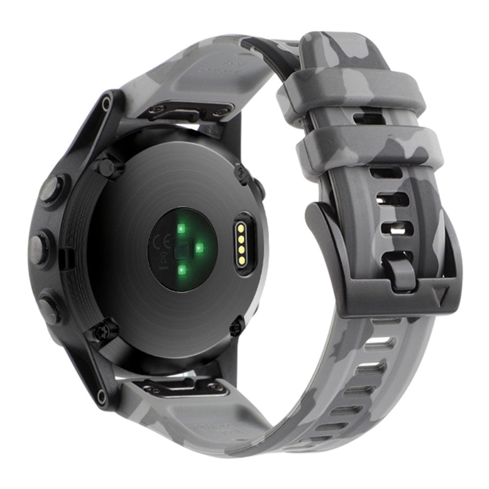 Holdbart Metal Og Silikone Universal Rem passer til Smartwatch - Sรธlv#serie_1