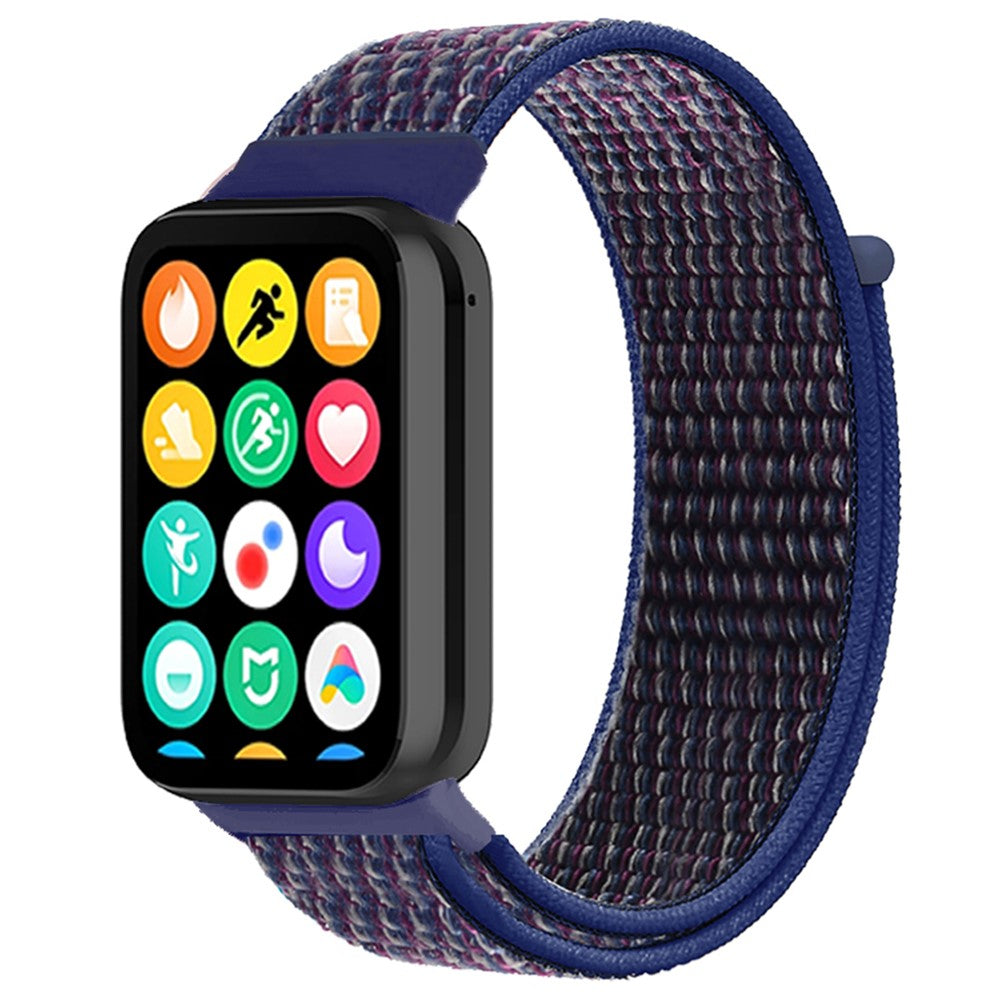 Xiaomi Smart Band 8 Pro / Redmi Watch 4 Nylon Loop Watch Band Breathable Sport Strap - Dark Blue#serie_6
