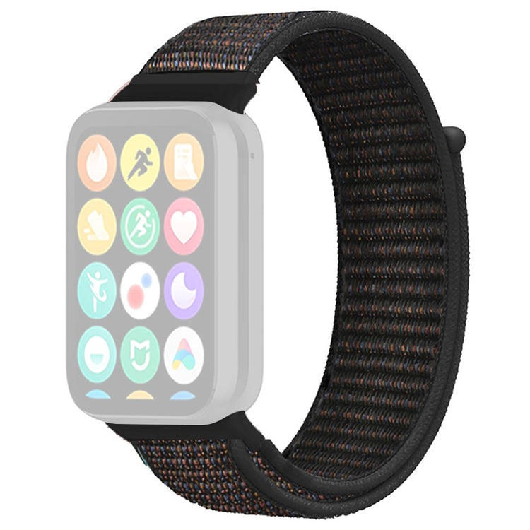 Xiaomi Smart Band 8 Pro / Redmi Watch 4 Nylon Loop Watch Band Breathable Sport Strap - Black#serie_9