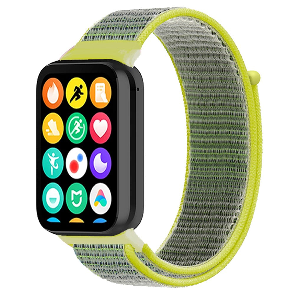 Xiaomi Smart Band 8 Pro / Redmi Watch 4 Nylon Loop Watch Band Breathable Sport Strap - Bright Yellow#serie_12