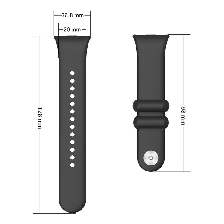 Xiaomi Smart Band 8 Pro / Redmi Watch 4 Watch Strap Silicone Replacement Wristband - Grey#serie_9