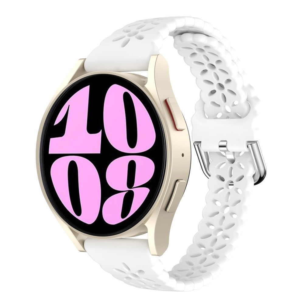 Udsøgt Silikone Universal Rem passer til Smartwatch - Hvid#serie_2