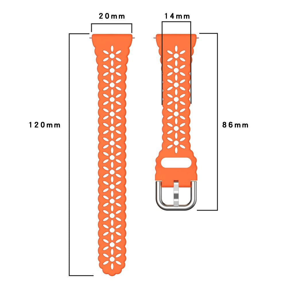 Samsung Galaxy Watch Universal Silicone Strap 20mm Watch Band - White#serie_2