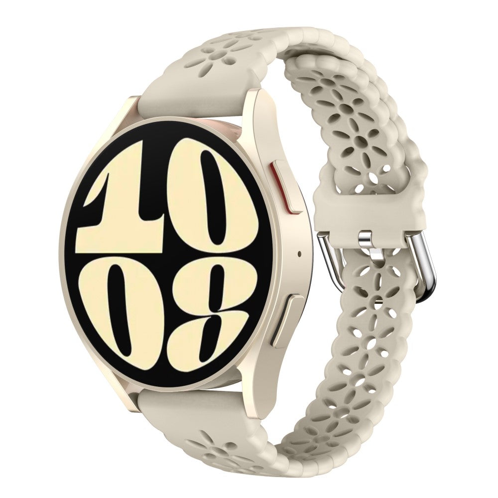 Udsøgt Silikone Universal Rem passer til Smartwatch - Hvid#serie_12