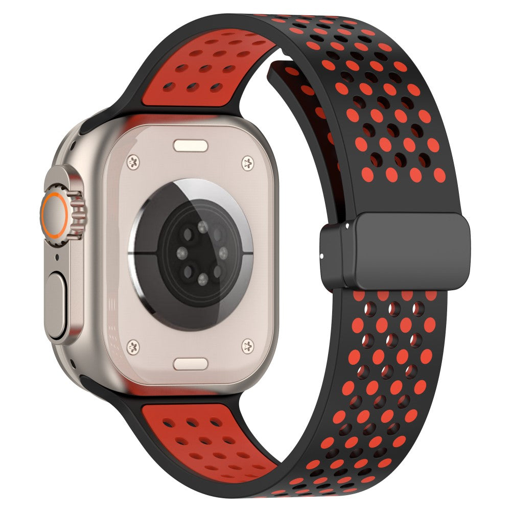 Sejt Silikone Universal Rem passer til Apple Smartwatch - Rรธd#serie_1