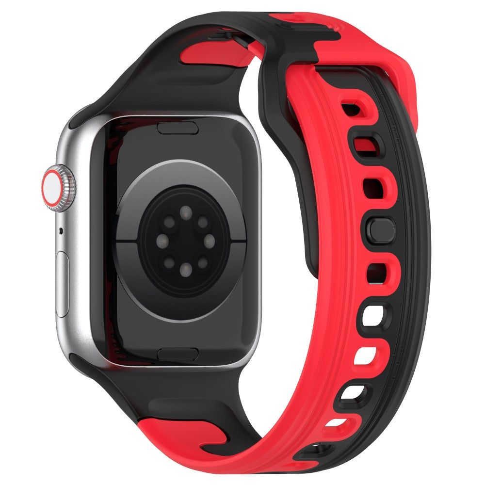 Smuk Silikone Universal Rem passer til Apple Smartwatch - Rรธd#serie_1