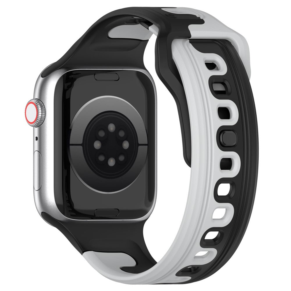 Smuk Silikone Universal Rem passer til Apple Smartwatch - Sølv#serie_5