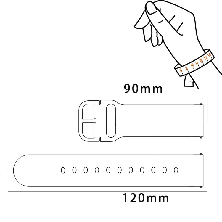 20mm Watch Band Samsung Galaxy Watch6 Classic 43mm 47mm / Watch6 40mm 44mm Genuine Tree LeatherandTPE Strap - Style A#serie_2
