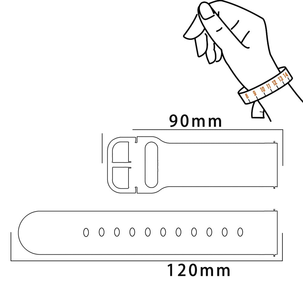 20mm Watch Band Samsung Galaxy Watch6 Classic 43mm 47mm / Watch6 40mm 44mm Genuine Tree LeatherandTPE Strap - Style A#serie_3
