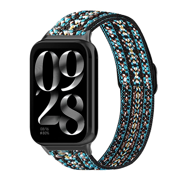 Xiaomi Smart Band 8 Pro Nylon Braided Watch Strap Quick Release Elastic Watch Band - Brown#serie_1