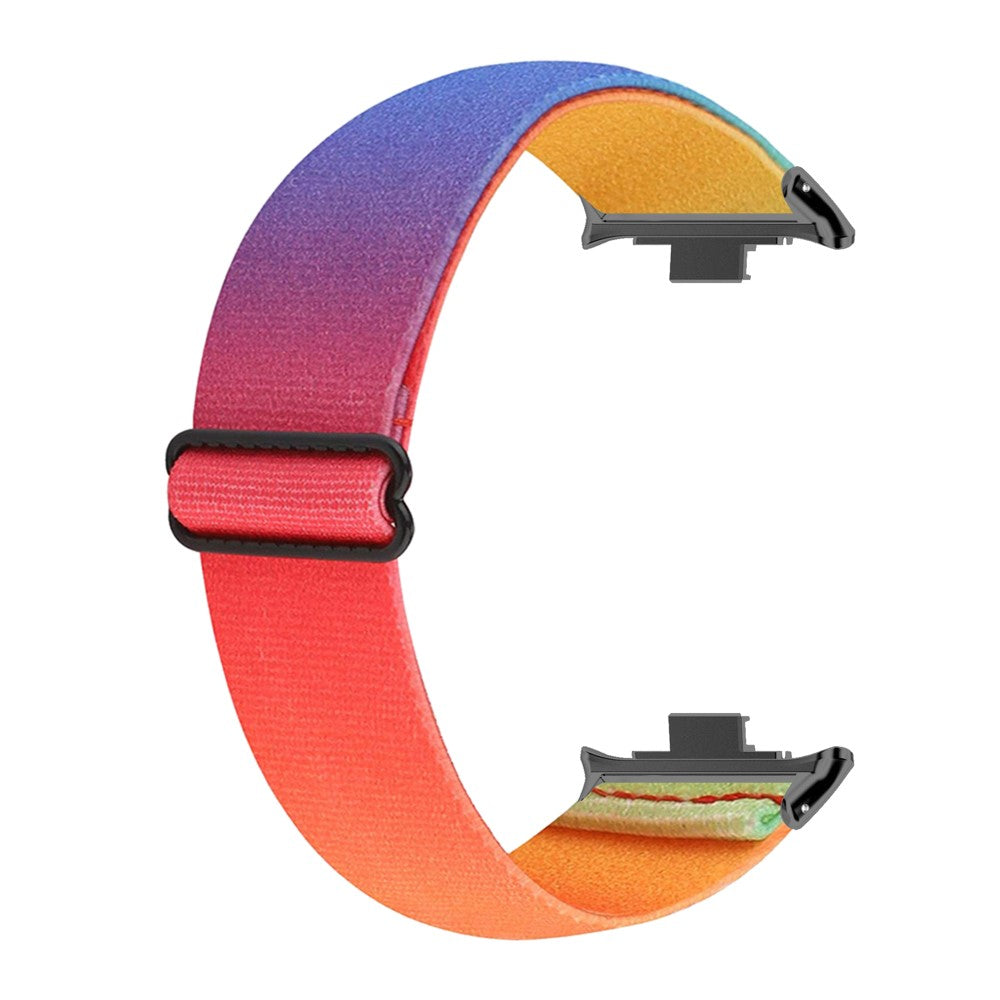 Xiaomi Smart Band 8 Pro Nylon Braided Watch Strap Quick Release Elastic Watch Band - Rainbow#serie_3