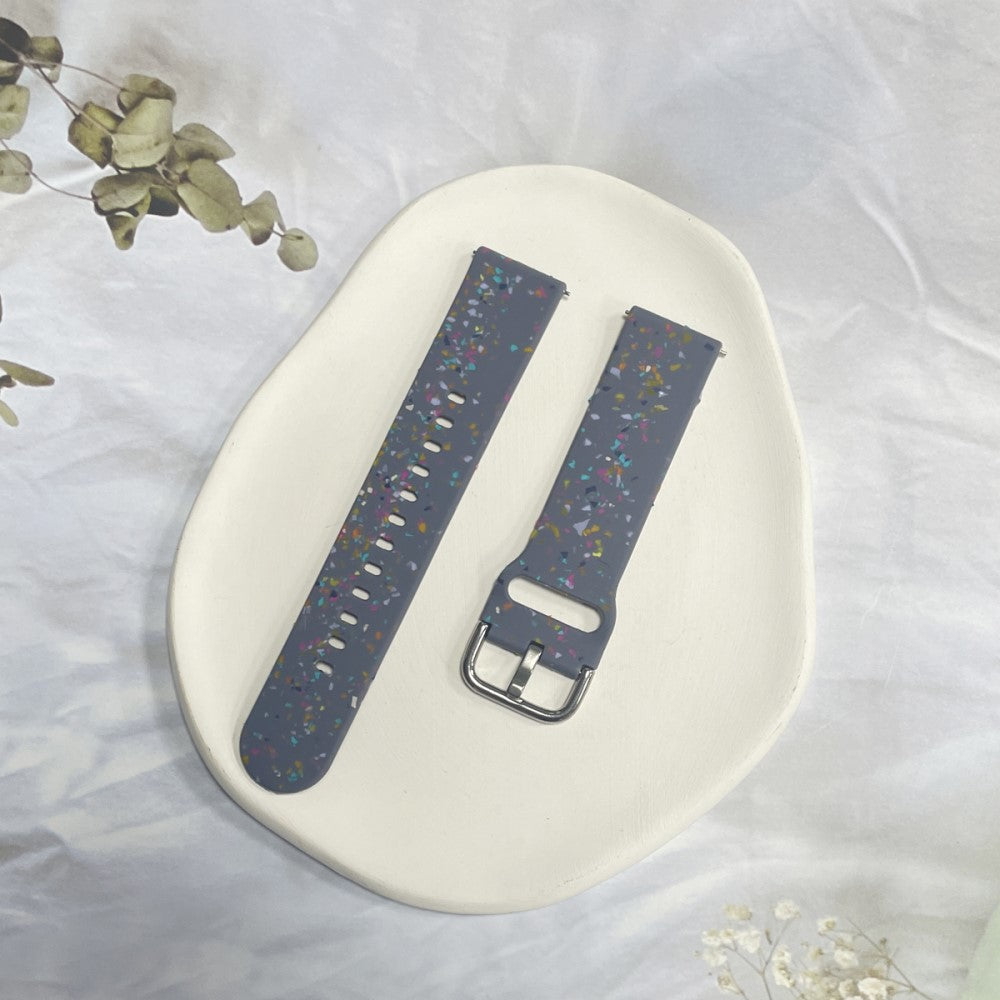 Meget Kønt Silikone Universal Rem passer til Smartwatch - Blå#serie_1