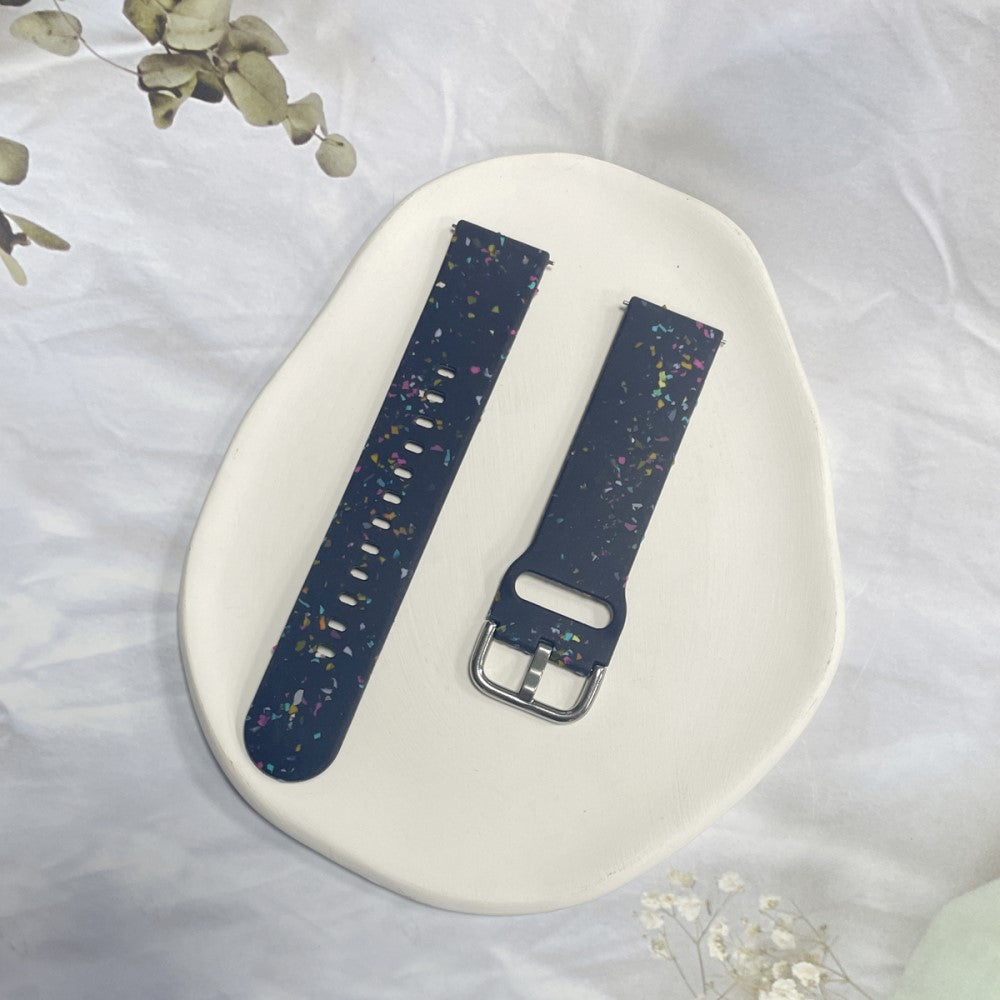 Meget Kønt Silikone Universal Rem passer til Smartwatch - Blå#serie_4