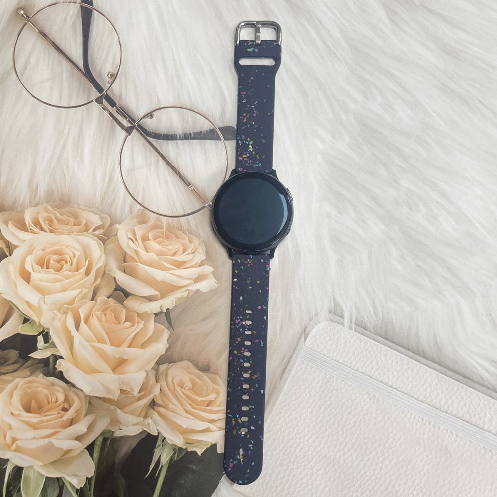 Meget Kønt Silikone Universal Rem passer til Smartwatch - Blå#serie_4