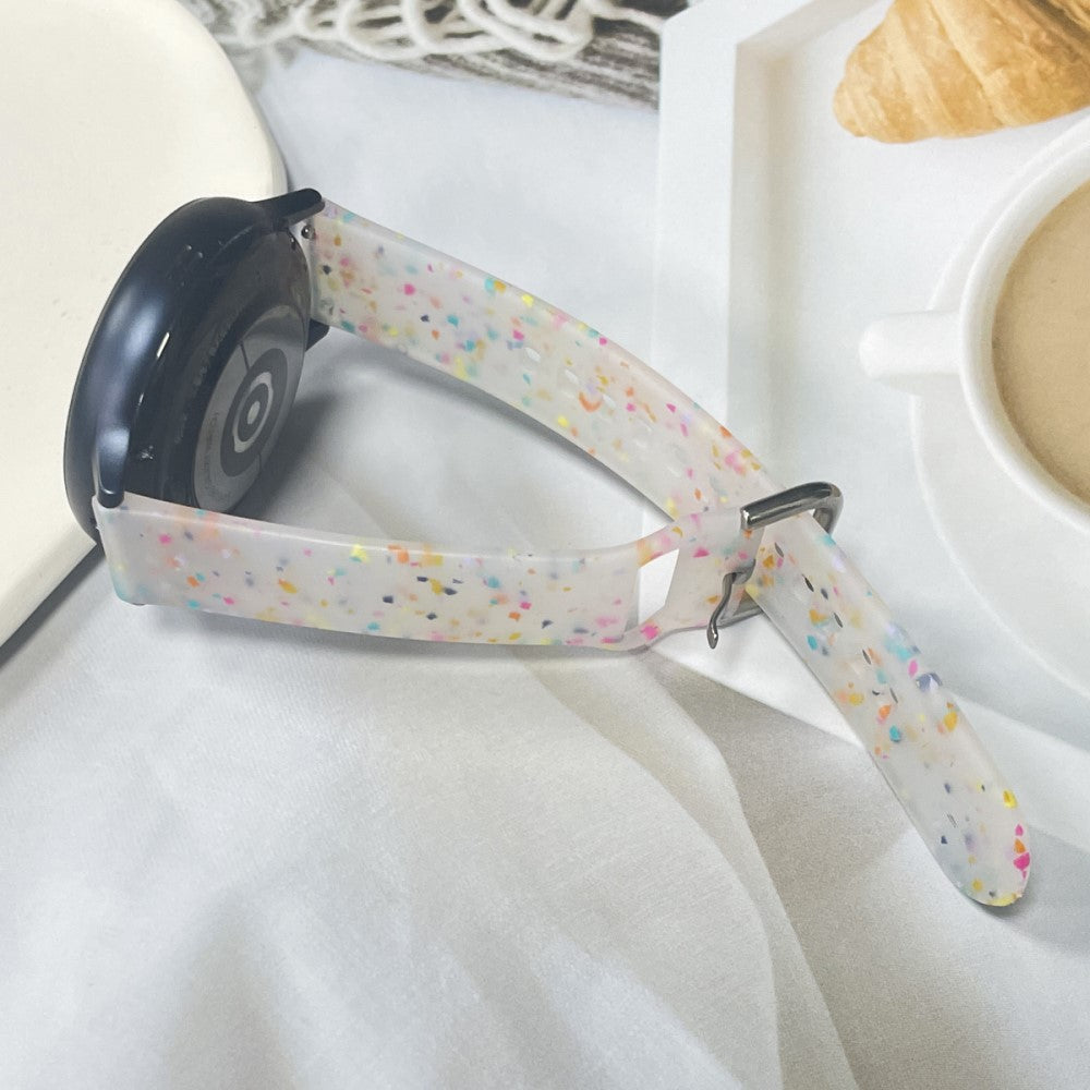 Meget Kønt Silikone Universal Rem passer til Smartwatch - Gennemsigtig#serie_5