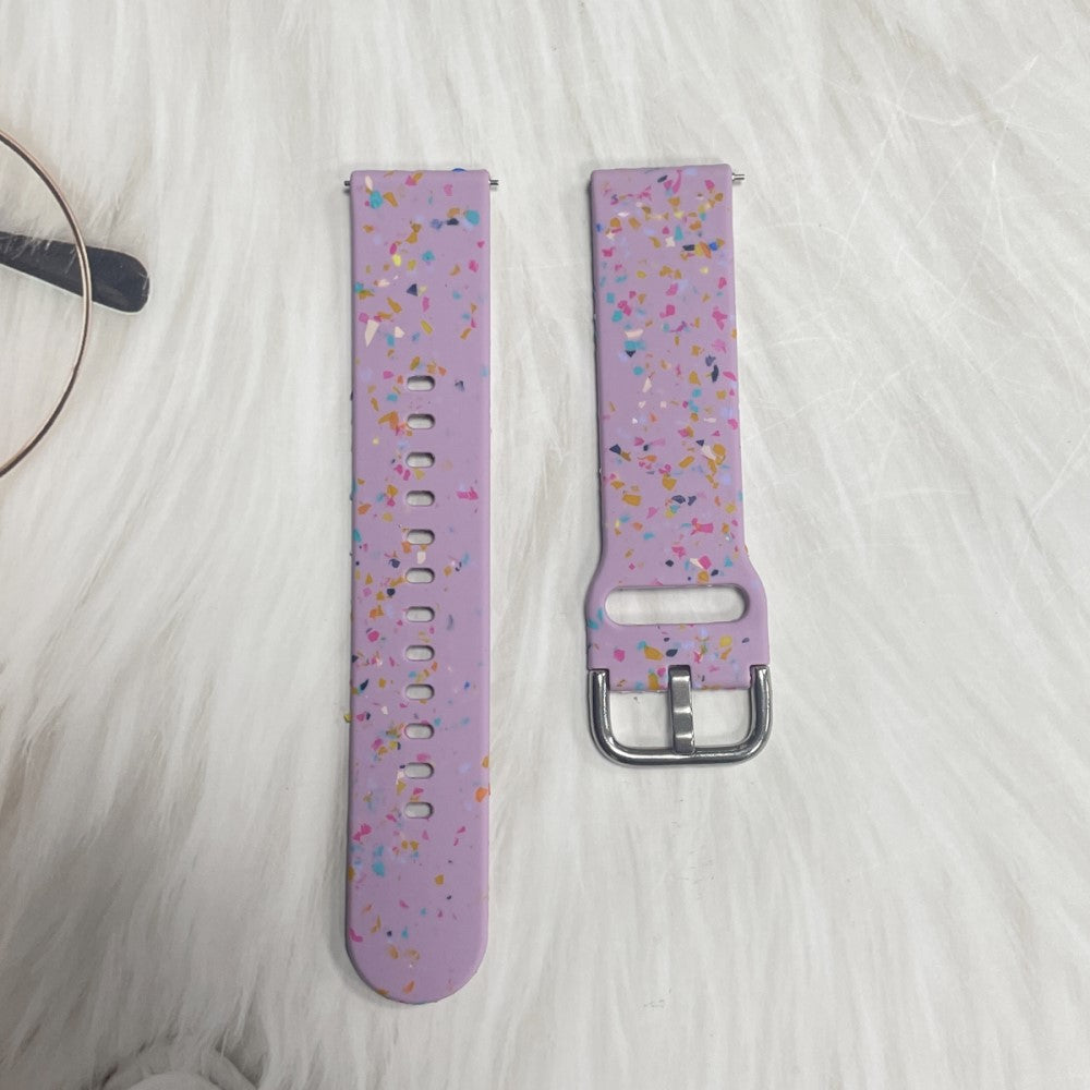 Meget Kønt Silikone Universal Rem passer til Smartwatch - Lilla#serie_7