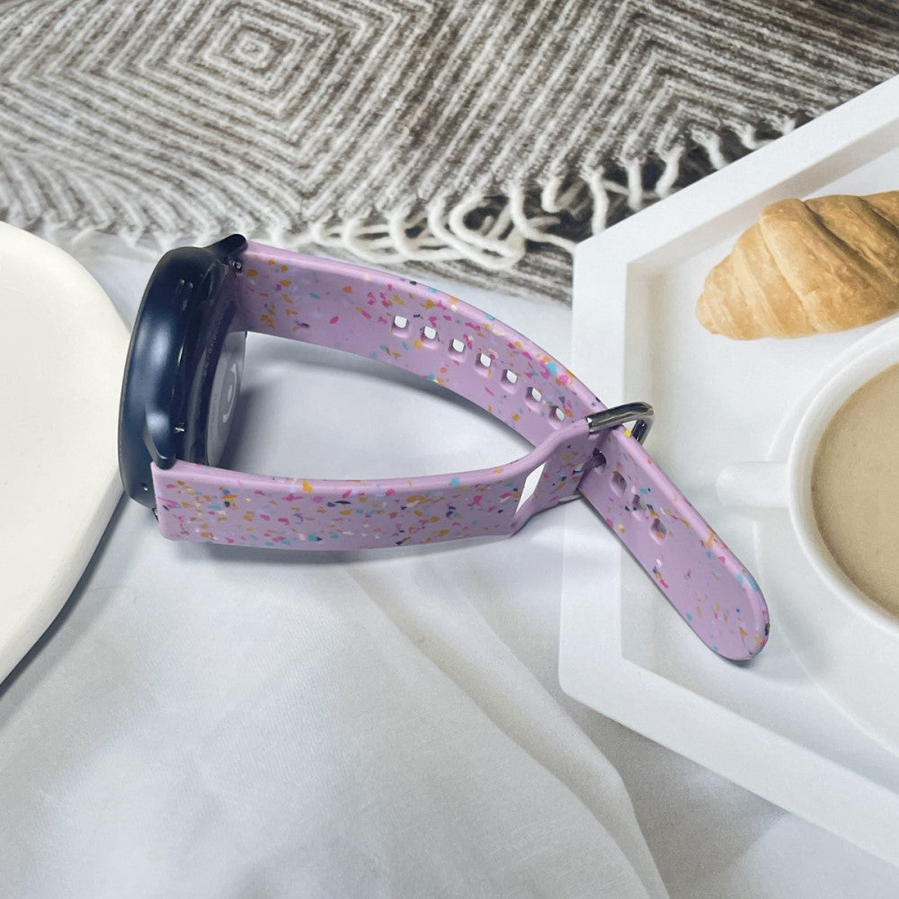 Meget Kønt Silikone Universal Rem passer til Smartwatch - Lilla#serie_7