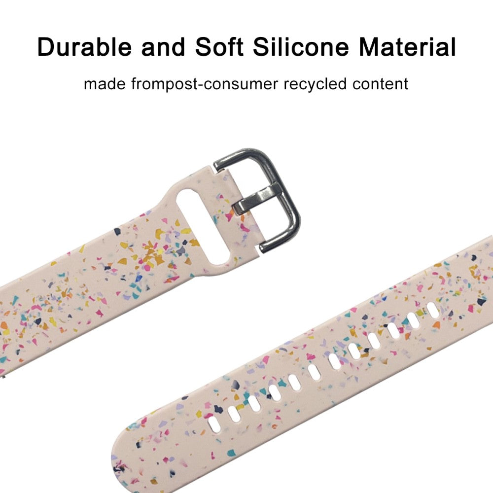 Helt Vildt Pænt Silikone Universal Rem passer til Smartwatch - Pink#serie_2