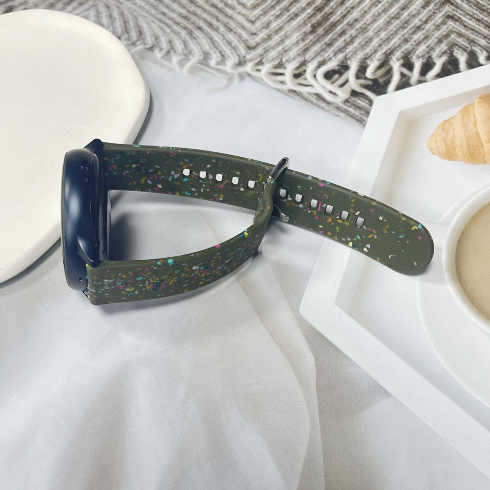 Helt Vildt Pænt Silikone Universal Rem passer til Smartwatch - Grøn#serie_3