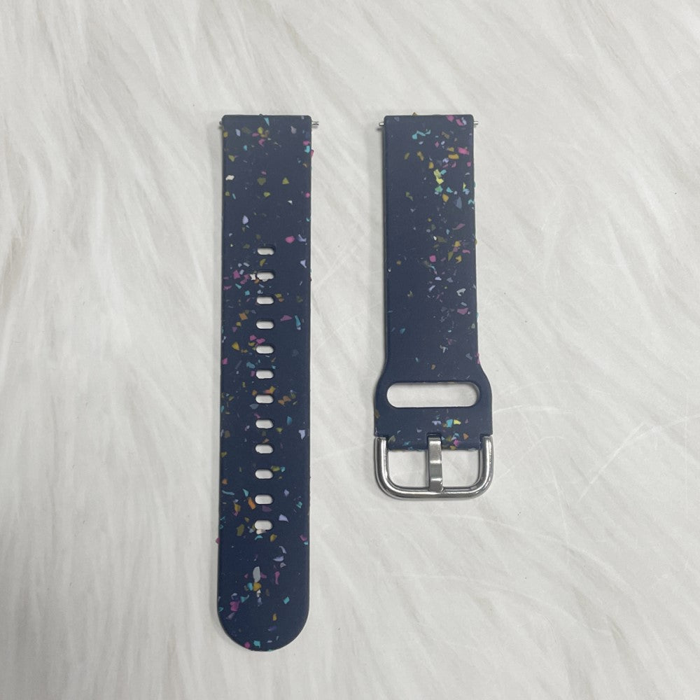 Helt Vildt Pænt Silikone Universal Rem passer til Smartwatch - Blå#serie_4