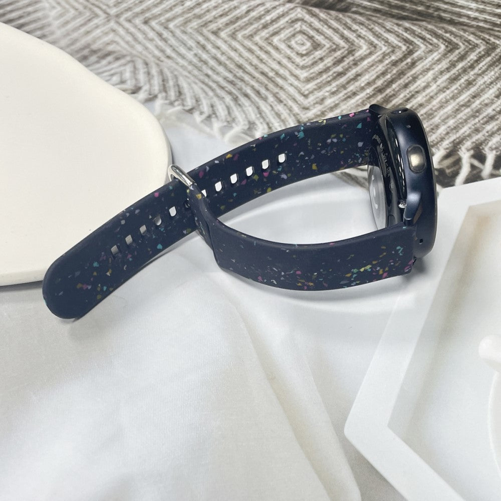 Helt Vildt Pænt Silikone Universal Rem passer til Smartwatch - Blå#serie_4