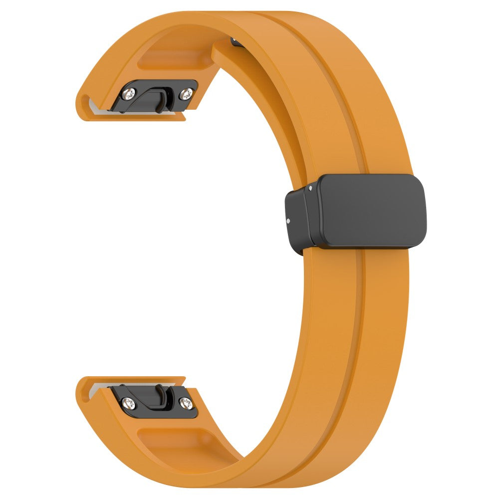 Holdbart Silikone Universal Rem passer til Smartwatch - Gul#serie_2