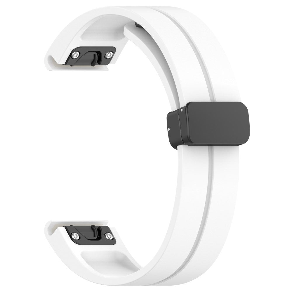 Holdbart Silikone Universal Rem passer til Smartwatch - Hvid#serie_3