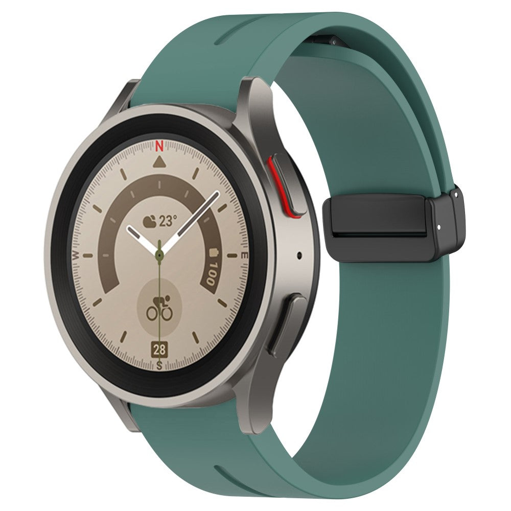 Holdbart Silikone Universal Rem passer til Smartwatch - Grøn#serie_5