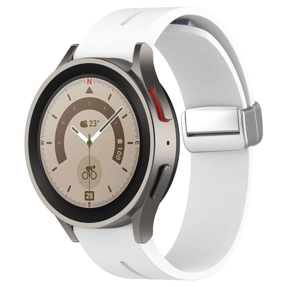 Rigtigt Fantastisk Silikone Universal Rem passer til Smartwatch - Hvid#serie_3