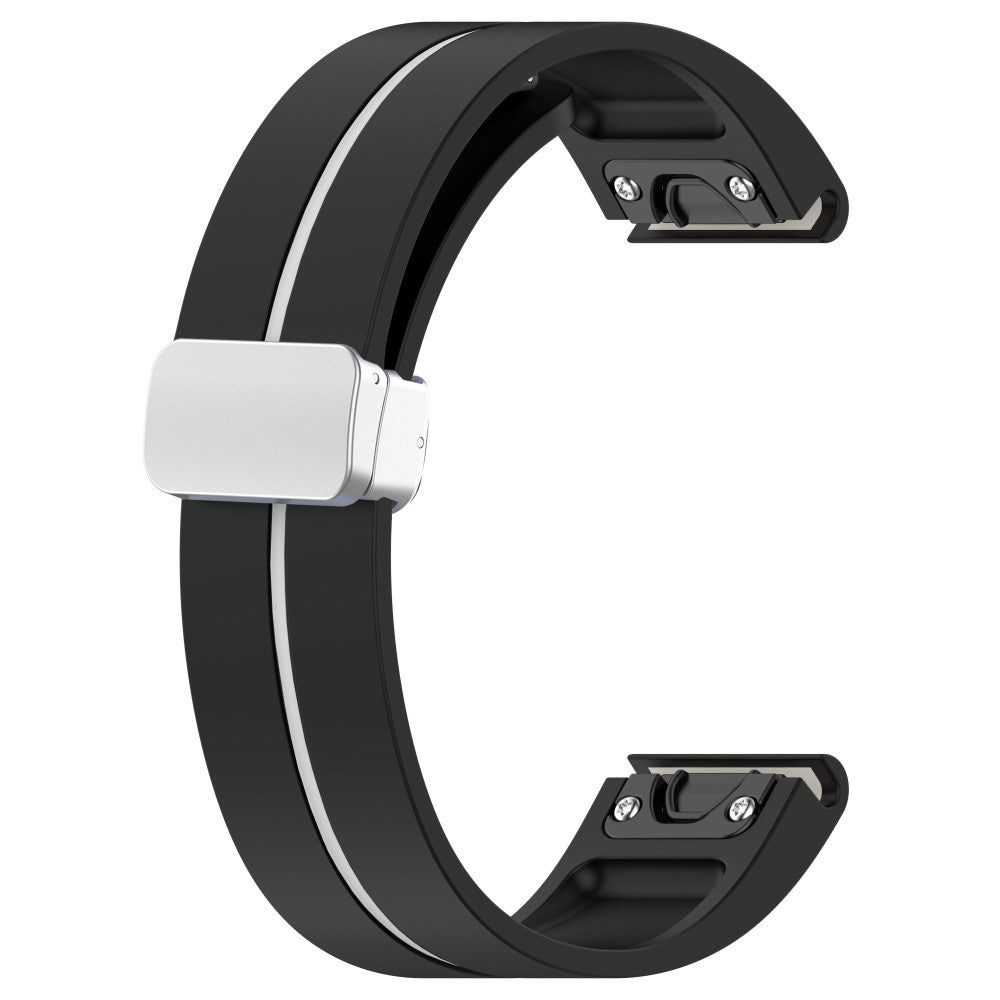 Udsรธgt Silikone Universal Rem passer til Smartwatch - Sort#serie_1