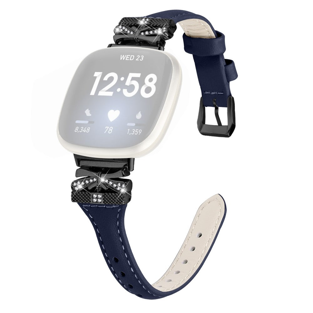 Mega Cool Kunstlรฆder Universal Rem passer til Fitbit Smartwatch - Blรฅ#serie_1