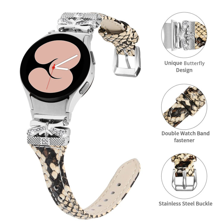 Mega Cool Kunstlæder Universal Rem passer til Samsung Smartwatch - Brun#serie_1