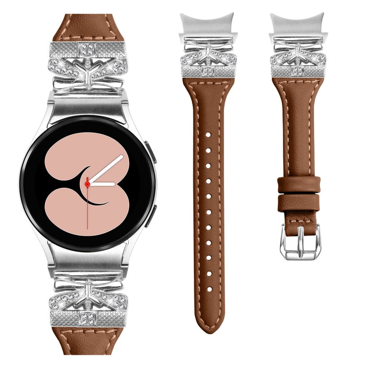 Mega Cool Kunstlæder Universal Rem passer til Samsung Smartwatch - Brun#serie_2