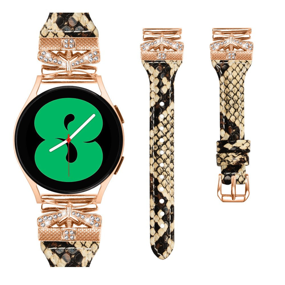 Meget Elegant Kunstlæder Universal Rem passer til Samsung Smartwatch - Brun#serie_4