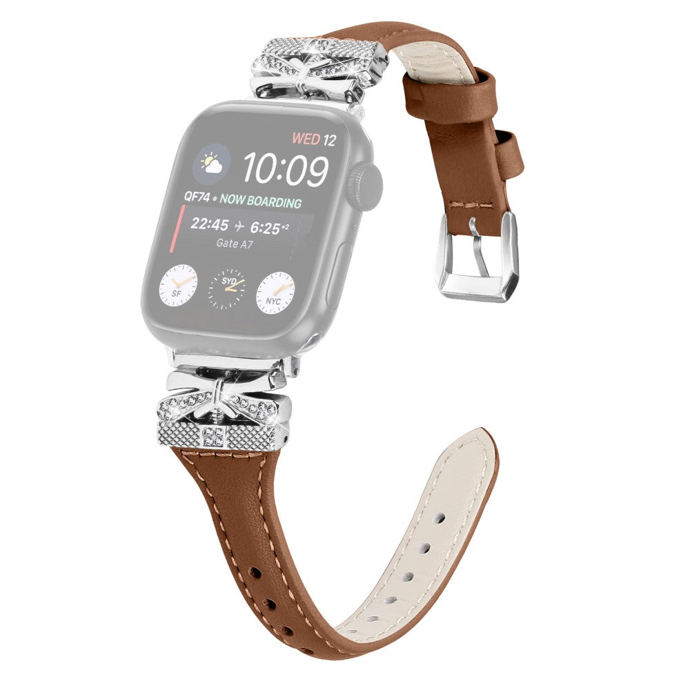 Meget Godt Kunstlรฆder Universal Rem passer til Apple Smartwatch - Brun#serie_1