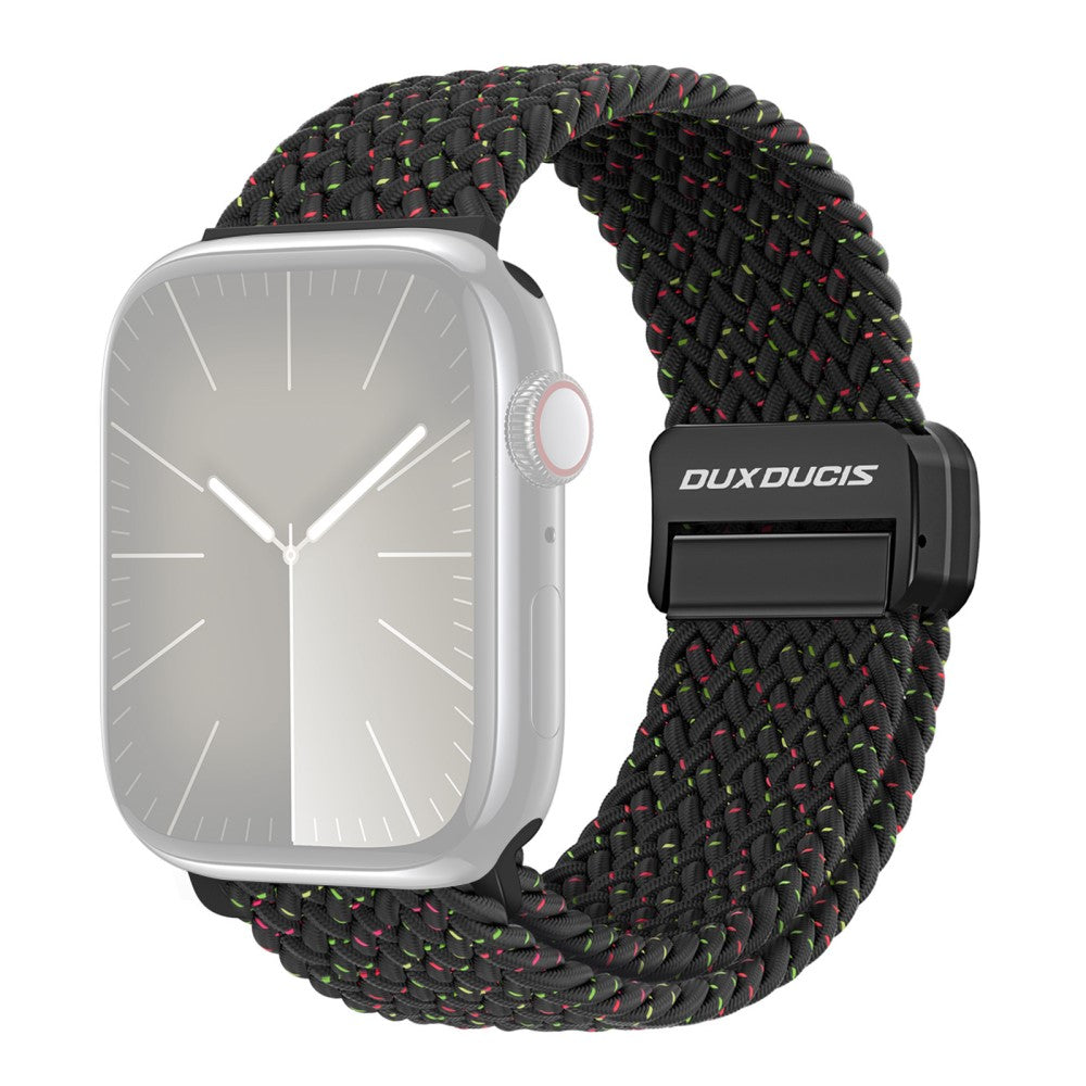 Super Pรฆnt Nylon Universal Rem passer til Apple Smartwatch - Sort#serie_1