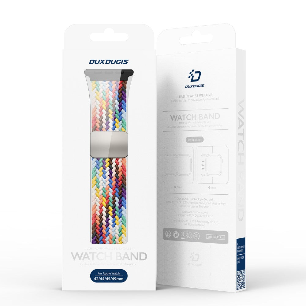 DUX DUCIS Apple Watch Series 41mm / 40mm / 38mm Nylon Watch Straps - Rainbow#serie_6