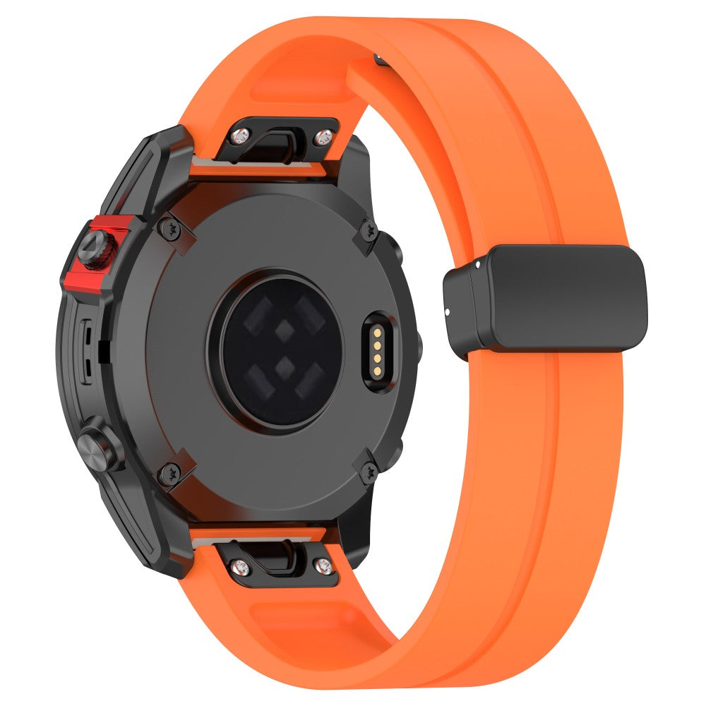 Fremragende Silikone Universal Rem passer til Smartwatch - Orange#serie_4