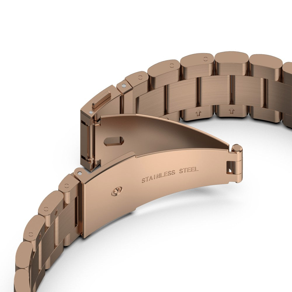 Google Pixel Watch / Watch 2 Stainless Steel Watch Strap Integrate Replacement Watch Band - Rose Gold#serie_6